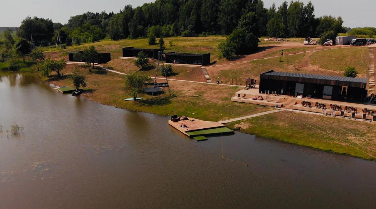 Anykščiai Wakepond Atostogu Slenisヴィラ エクステリア 写真